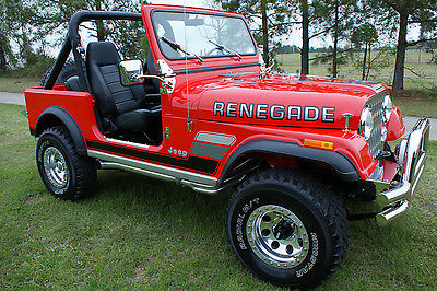 Jeep : CJ CJ7 Renegade 1983 jeep cj 7 renegade fully restored