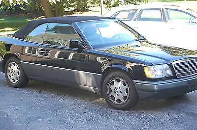 Mercedes-Benz : E-Class e320 Cabriolet (convertible) For sale: 1995 Mercedes Benz e320 cabriolet black / black