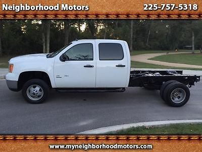 GMC : Sierra 3500 CAB AND CHASSIS 4WD 2008 gmc sierra 3500 crew cab chassis 4 wd 4 x 4 duramax diesel power package