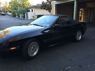Mazda : RX-7 Rx7 Convertible Black 1988 RX7 Second owner, All service records, always garaged. NS