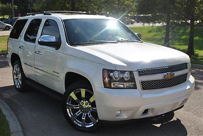 Chevrolet : Tahoe 4WD 4dr 1500 LTZ 4 wd 4 dr 1500 ltz low miles suv automatic 5.3 l 8 cyl white diamond tricoat