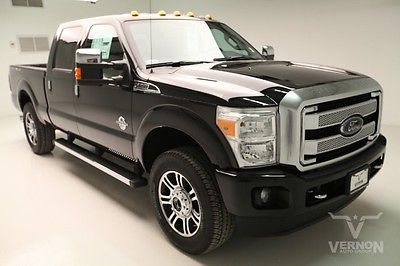 Ford : F-250 Platinum Crew Cab 4x4 2015 navigation leather heated cooled rear camera 20 s aluminum