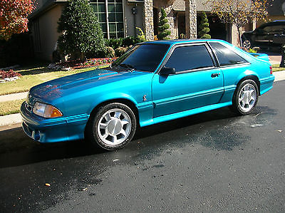 Ford : Mustang cobra  1993 mustang cobra teal 42 k miles supercharged svt 99