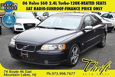 Volvo : S60 2.4L Turbo 06 volvo s 60 2.4 l turbo 120 k heated seats sat radio sunroof finance price only