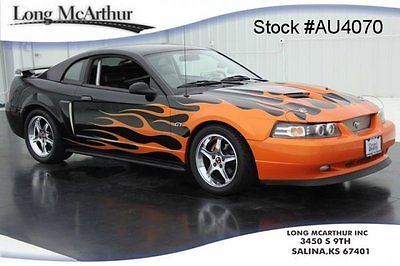 Ford : Mustang 5-Speed Mach 1 Spoiler Flow Master Supercharged V8 2002 gt 4.6 v 8 custom paint procharger cobra r wheels nitros roll cage