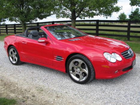 Mercedes-Benz : SL-Class 2dr Roadster Have a Look at This Striking 2003 Magma Red Mercedes SL500 With Only 60K Miles