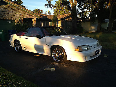 Ford : Mustang GT 1989 ford mustang gt convertible 2 door 5.0 l