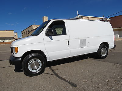 Ford : E-Series Van Utility Work Service Van Mechanics w/ Racks 4.2 V6 1999 ford e 250 cargo van 83 k miles 1 owner fleet generator air compressor v 6