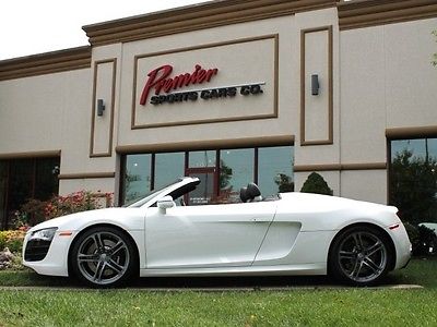Audi : R8 5.2 quattro Spyder Only 9800 One Owner Miles, 6 Speed Manual, Original MSRP $172,200.00
