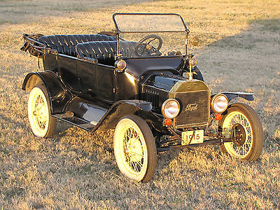 Ford : Model T 4 DOOR CONVERTIBLE 1915 ford t model touring beautiful driver running well no rust drive anywhere