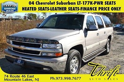 Chevrolet : Suburban LT 04 chevrolet suburban lt 177 k pwr seats heated seats finance price only