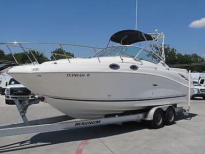 SERVICED AND READY - SEARAY 270 AMBERJACK KOHLER GENERATOR BIMINI TOP GARMIN GPS