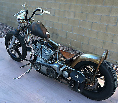 Harley-Davidson : Other 2008 custom chopper bobber detroit bros rat bike