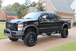 Ford : F-250 Crew Cab FX4 Powerstroke Diesel Customized Perfect Carfax Customized Truck  Heated Leather  Navigation  Extended Warranty