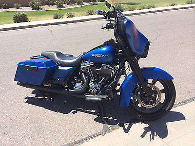 Harley-Davidson : Touring 2007 streetglide rare pacific denim blue with tons of options