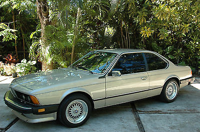BMW : 6-Series coupe BMW 635 csi 1986
