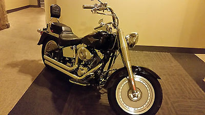 Harley-Davidson : Softail 2002 harley davidson fat boy softail perfect condition fuel injection