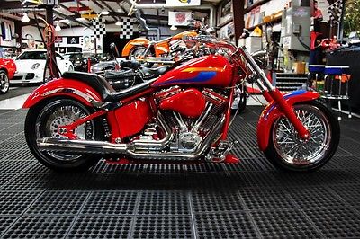 Custom Built Motorcycles : Chopper 1996 jammer softail built by donnie smith only 1334 miles