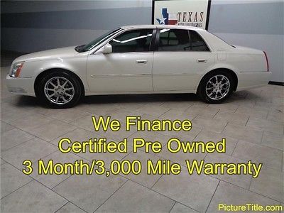 Cadillac : DTS w/1SE 08 dts leather wood trim heated cool seats cpo warranty we finance texas
