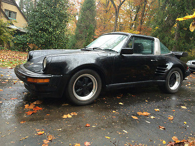 Porsche : 911 S Targa 2-Door 1976 porsche 911 s targa 2 door 2.7 l black widebody sportscar rwd