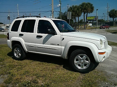 Jeep : Liberty Limited CLEAN Jeep Liberty Limited V6 3.7L 4 X 4 White