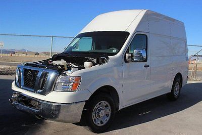 Nissan : NV 2500 High Roof SV 2013 nissan nv high roof 2500 sv damaged rebuilder only 2 k miles priced to sell