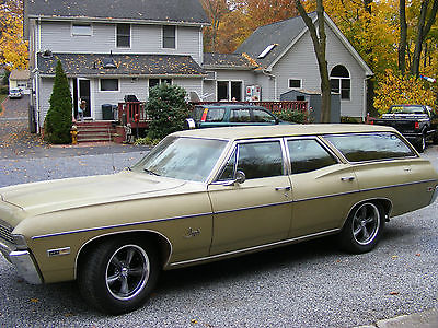 Chevrolet : Impala factory 100 original rot dent free 1968 chevy impala wagon