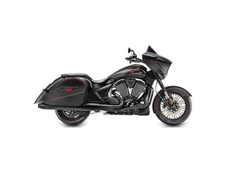 2015 Victory Cross Country Suede Black with Red Pinst