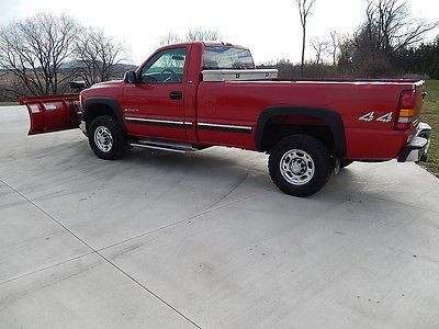 Chevrolet : Silverado 2500 LS Standard Cab Pickup 2-Door Chev  silverado 4x4    snow plow