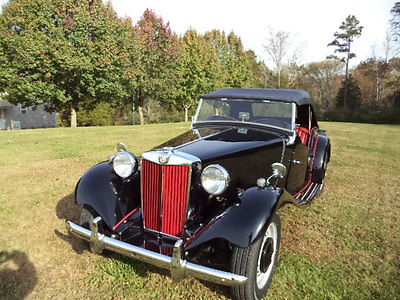 MG : T-Series TD 1952 mg td t type t series mgtd factory black red all numbers correct