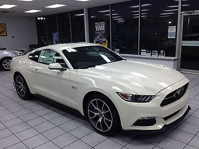 Ford : Mustang 50th Anniversary New 2015 Mustang GT Coupe 50th Anniversary Edition Wimbledon White 335 of 1964