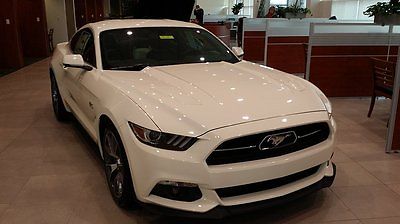 Ford : Mustang GT Anniversary Edition 2015 ford mustang gt 50 th anniversary limited edition wimbledon white