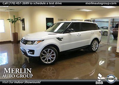 Land Rover : Range Rover Sport Supercharged Supercharged Only 500 Miles Camera PKG - Fuji White
