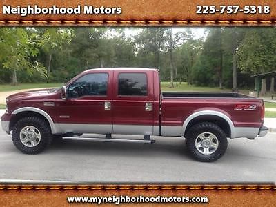 Ford : F-250 LARIAT FX4 4X4 2006 ford f 250 super duty lariat diesel 4 wd fx 4 35 in tires lifted good carfax