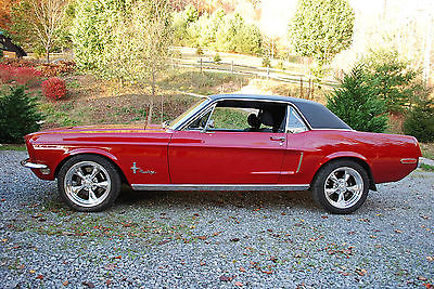 Ford : Mustang 2 Door 1968 mustang coup restomod 5 speed super clean great driving car