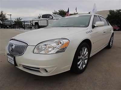 Buick : Lucerne Super 1XS GM CERTIFIED WARRANTY white on tan 28k miles only leather 1-888-677-9634