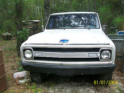 Chevrolet : Other 2-door 1970 chevy truck body no motor or transmission