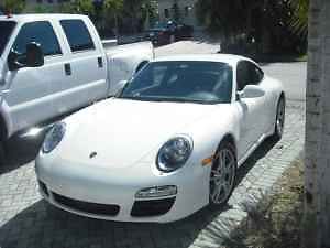 Porsche : 911 Carrera Coupe 2-Door 2009 tiptronic automatic 6 speed white grey 30 k miles original owner