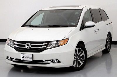 Honda : Odyssey Touring Elite 14 honda odyssey touring elite white diamond rear dvd navigation sunroof