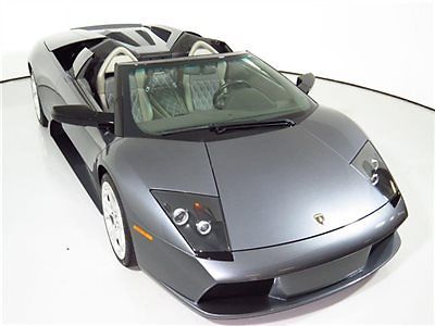 Lamborghini : Murcielago 2dr Conv Roadster 2005 lamborghini murcielago e gear 6 k miles quilted int premium sound 2006 2007