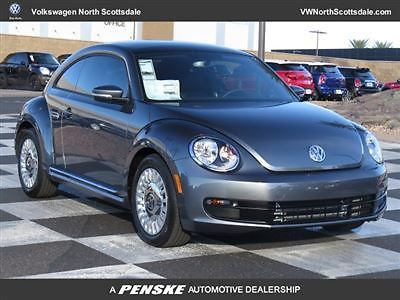Volkswagen : Beetle-New 2dr Manual 1.8T w/Sun PZEV 2 dr manual 1.8 t w sun pzev new coupe manual gasoline 1.8 l 4 cyl platinum gray me