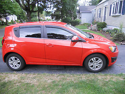 Chevrolet : Sonic LT Hatchback 4dr 2012 chevrolet sonic hatchback inferno orange 18 k miles