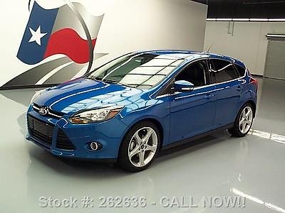 Ford : Focus LEATHER 2013 ford focus titanium htd leather rear cam 20 k miles texas direct auto