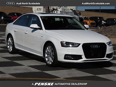 Audi : A4 One Owner-S-line- Financing 2014 audi a 4 7 k miles leather sun roof heated seats xenon led lights