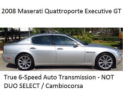 Maserati : Quattroporte Executive GT 2008 maserati quattroporte executive gt sedan 4 door 4.2 l
