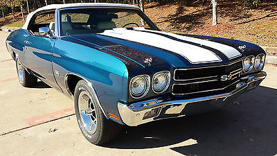 Chevrolet : Chevelle SS 454 1970 chevelle ss 454 4 speed convertible