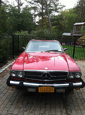 Mercedes-Benz : SL-Class Leather 1983 mercedes sl convertible with hard top