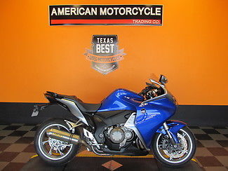 Honda : Other 2012 used honda vfr 1200 f sport bike in candy blue low miles one owner very nice