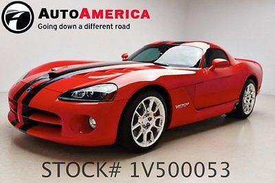 Dodge : Viper SRT10 Certified 2009 dodge viper srt 10 14 k low miles alpine stereo leather suede clean carfax