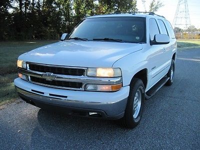 Chevrolet : Tahoe LT 2002 chevy tahoe 3 rd row 4 x 4 4 wd lt loaded leather